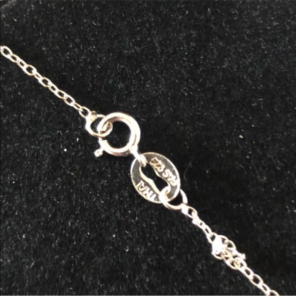 925 Sterling Silver Pear Cut Peridot - Picture 7 of 8